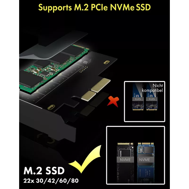 ICY BOX IB-PCI208-HS rozširujúca karta Interná M.2