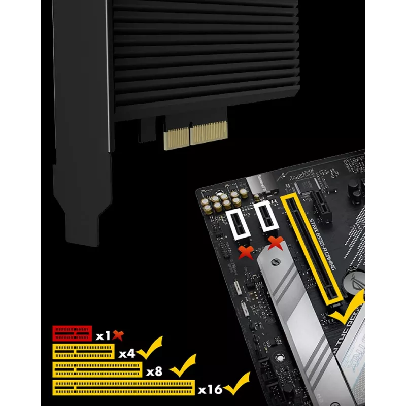 ICY BOX IB-PCI208-HS rozširujúca karta Interná M.2