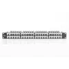 DIGITUS modulárny patch panel, tienený 48-port, pole na označenie, 1U, montáž do racku, farba čierny RAL 9005