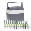 Adler AD 8078 Prenosný elektrický chladiaci box, 28 l, sivý/biely