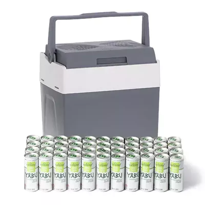 Adler AD 8078 Prenosný elektrický chladiaci box, 28 l, sivý/biely