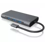 ICY BOX IB-DK4040-CPD káblový USB 3.2 Gen 1 (3.1 Gen 1) Type-C antracit, čierna
