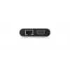 ICY BOX IB-DK4040-CPD káblový USB 3.2 Gen 1 (3.1 Gen 1) Type-C antracit, čierny