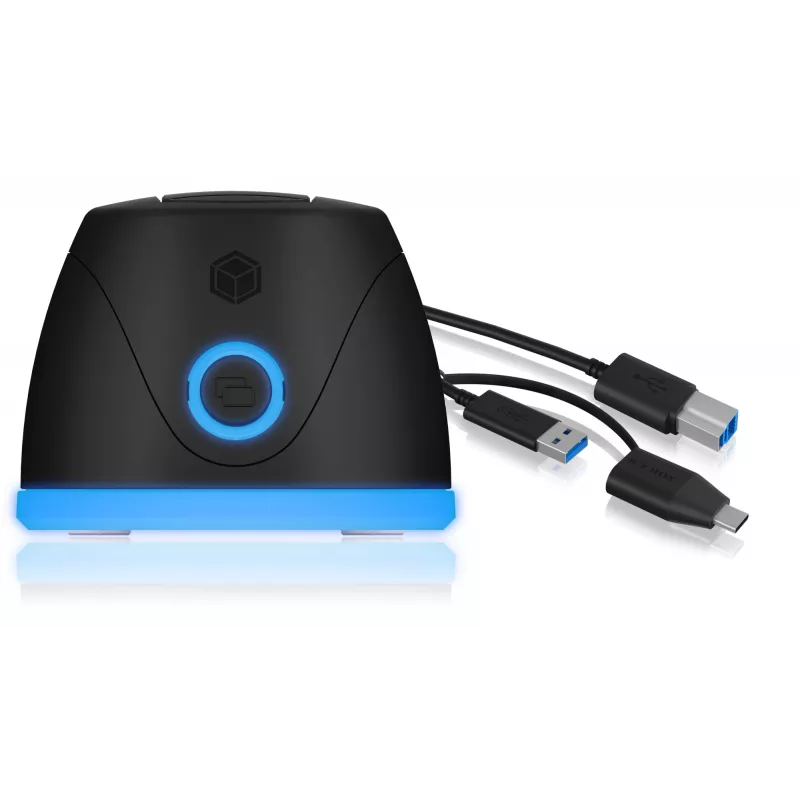ICY BOX IB-1124L-C3 USB 3.2 Gen 1 (3.1 Gen 1) Type-B Čierna