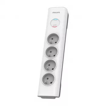 Prepäťová ochrana Philips SPN7040WA/60 4 AC zásuvky 600 J 2 m Biela
