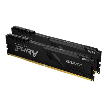 Kingston Technology FURY Beast 16GB 3200MT/s DDR4 CL16 DIMM (sada 2) Čierna