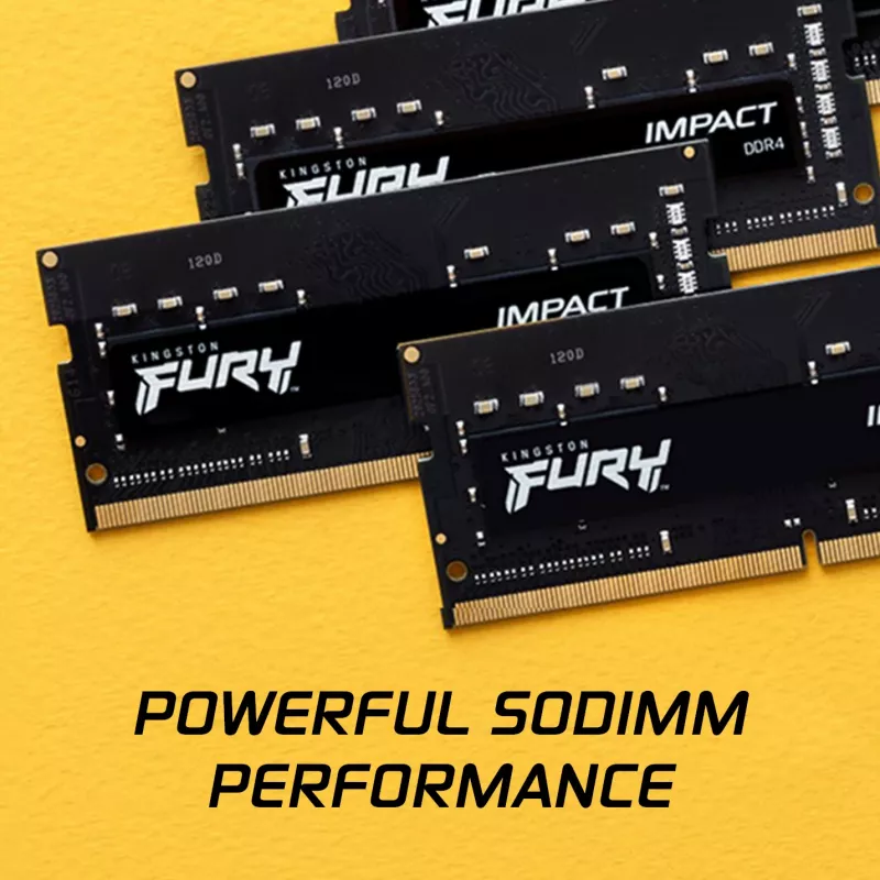 Kingston Technology FURY 16GB 3200MT/s DDR4 CL20 SODIMM (sada 2) Impact