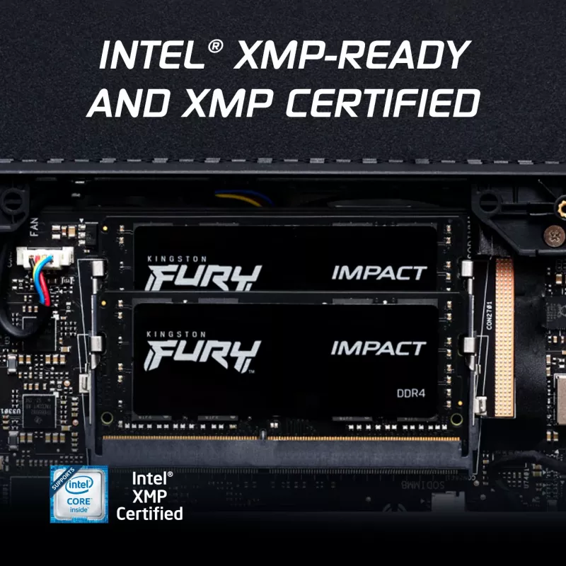Kingston Technology FURY 16GB 3200MT/s DDR4 CL20 SODIMM (sada 2) Impact