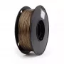GEMBIRD PLA-PLUS filament, „zlatá“ metalická farba, 1,75 mm, 1 kg