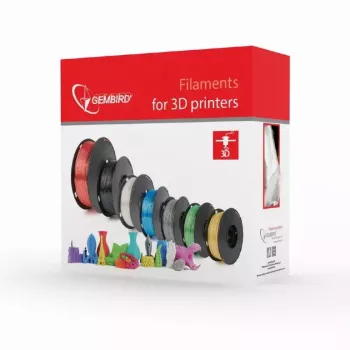 3D tlačový materiál Gembird 3DP-PLA+1.75-02-GR