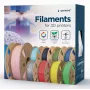 GEMBIRD PLA-PLUS filament, biela, 1,75 mm, 1 kg