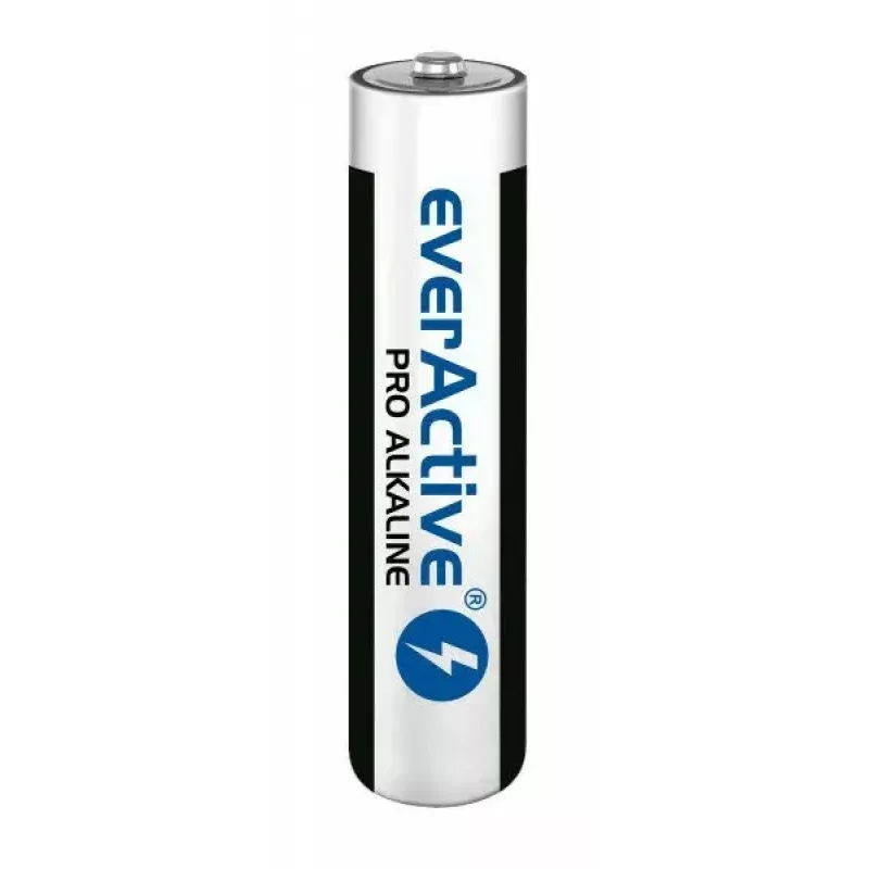 Alkalické AAA batérie everActive LR03PRO4T — 4 ks, 1,5 V, 1250 mAh, 44,5×10,5 mm