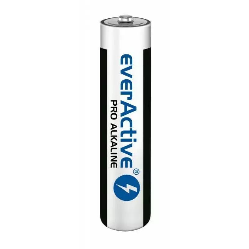 Alkalické AAA batérie everActive LR03PRO4T — 4 ks, 1,5 V, 1250 mAh, 44,5×10,5 mm