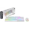 Gamingová klávesnica a myš set MSI VIGOR GK30 COMBO WHITE