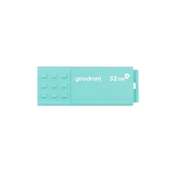 USB flash disk GOODRAM UME3 32 GB USB Type-A 3.2 Gen 1 — tyrkysový, 60 MB/s čítanie, 20 MB/s zápis