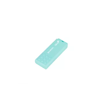 USB flash disk GOODRAM UME3 32 GB USB Type-A 3.2 Gen 1 — tyrkysový, 60 MB/s čítanie, 20 MB/s zápis