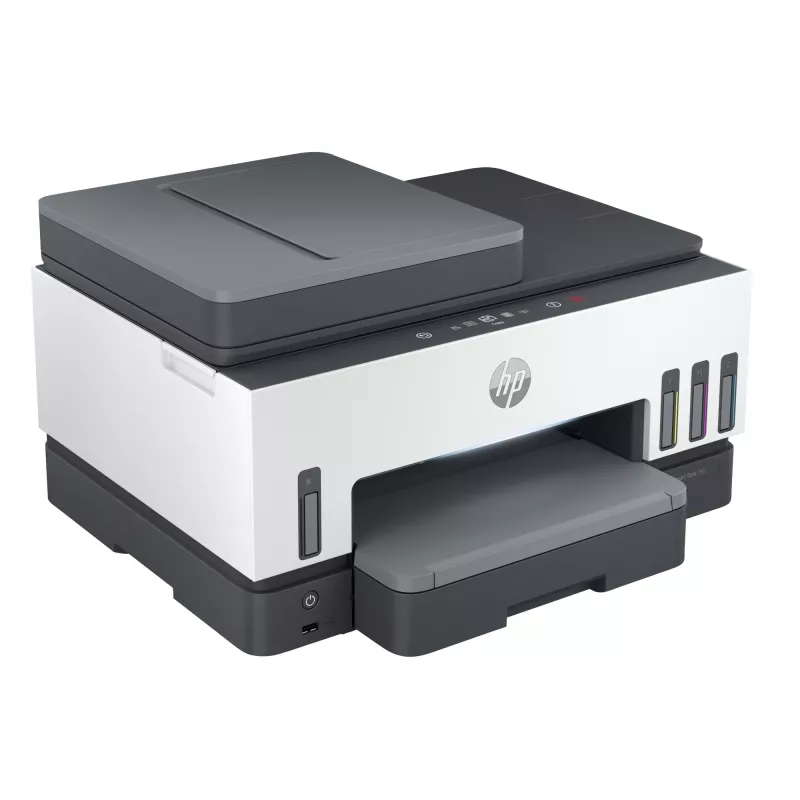Multifunkčná tlačiareň HP Smart Tank 790 — termálna atramentová, farebná, A4, Wi‑Fi, Ethernet, duplex, 15 strán/min. (čierna), 4800x1200 dpi