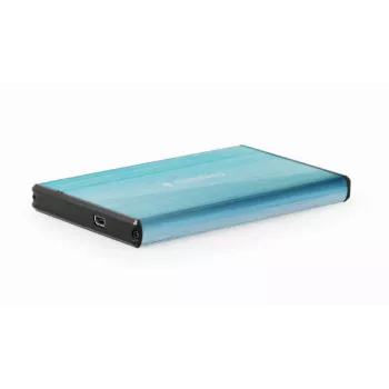 HDD puzdro Gembird EE2-U3S-3-B — 2,5-palcové Single-Bay, SATA, Mini‑USB A, až do 7 TB, modré