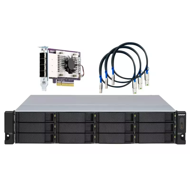 QNAP - TL-R1200S-RP - diskové pole - 12 pozícií (SATA-600) SATA 6Gb/s (externé) do racku 2U