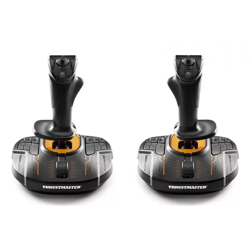 Thrustmaster T.16000M FCS SPACE SIM DUO čierna, oranžová USB joystick analógový / digitálny PC