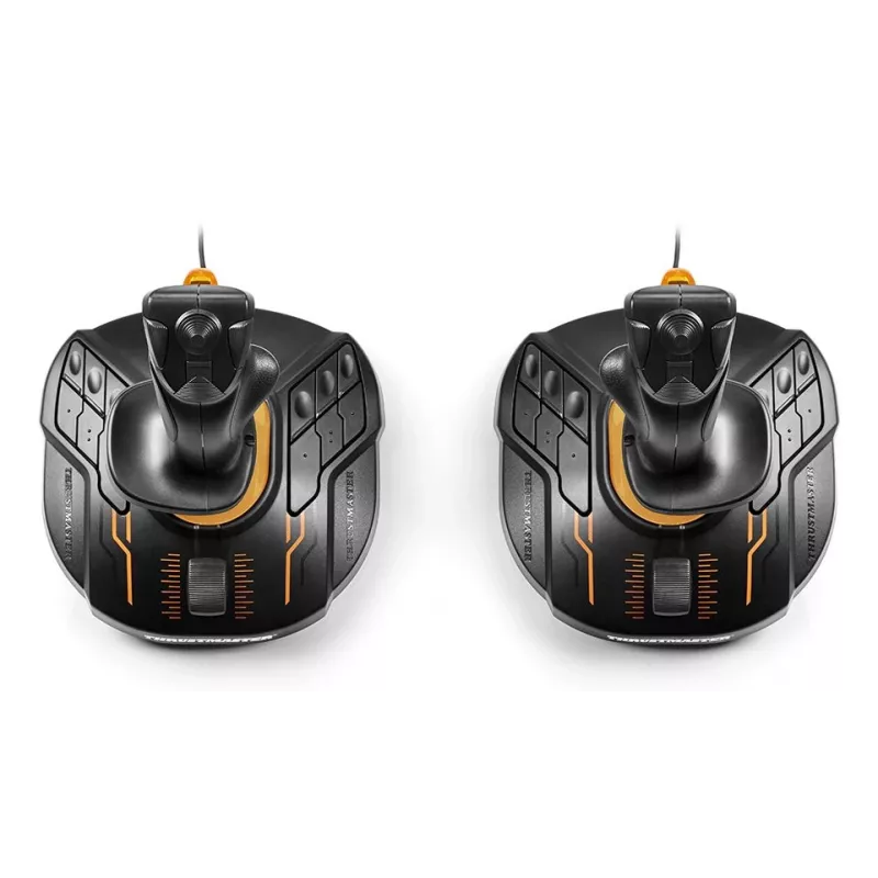 Thrustmaster T.16000M FCS SPACE SIM DUO čierna, oranžová USB joystick analógový / digitálny PC