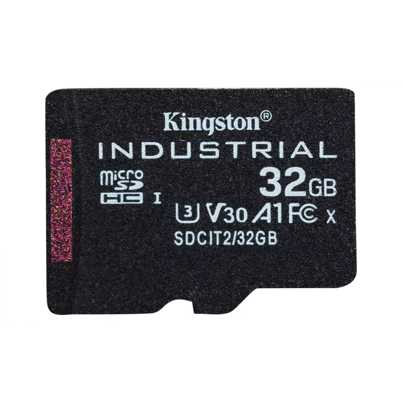 Kingston Technology 32GB microSDHC Industrial C10 A1 pSLC karta + SD adaptér