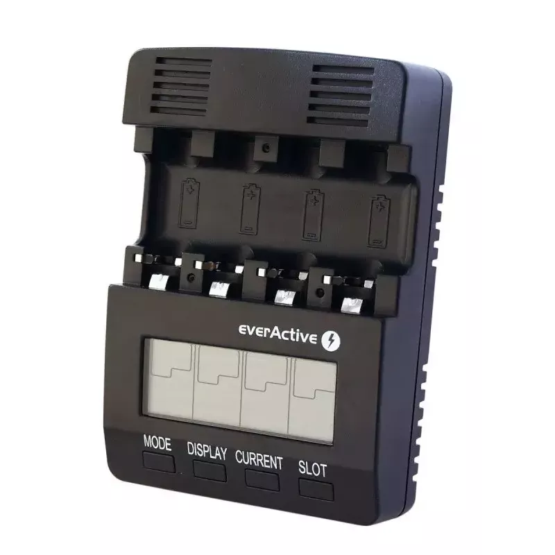 everActive NC-3000 procesorová nabíjačka batérií AA/AAA/C/D