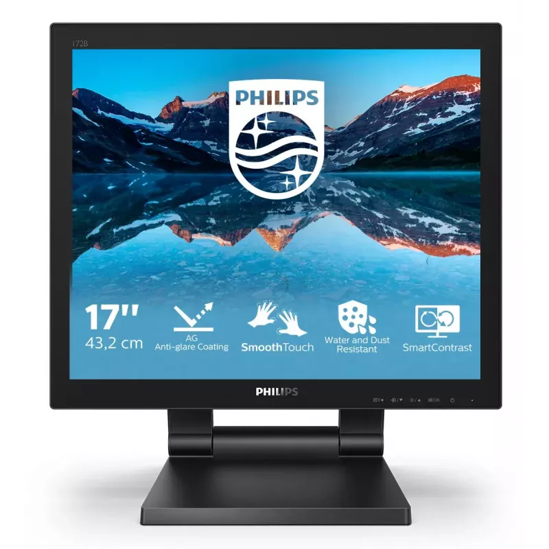 Philips 172B9TL/00 počítačový monitor 43,2 cm (17 inch) 1280 x 1024 pixelov Full HD LCD dotykový čierny