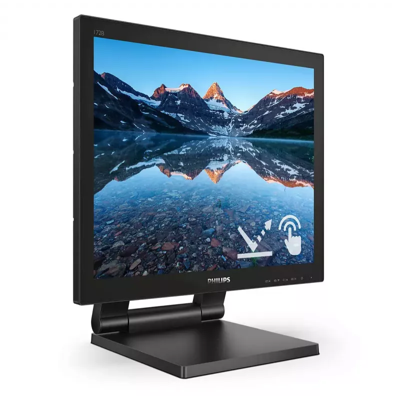 Philips 172B9TL/00 počítačový monitor 43,2 cm (17 inch) 1280 x 1024 pixelov Full HD LCD dotykový čierny