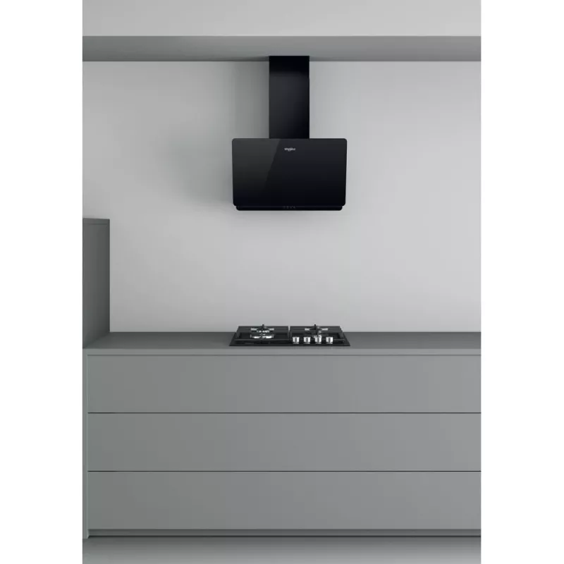 Whirlpool AKR 65F LM K nástenná montáž čierna 375 m³/h