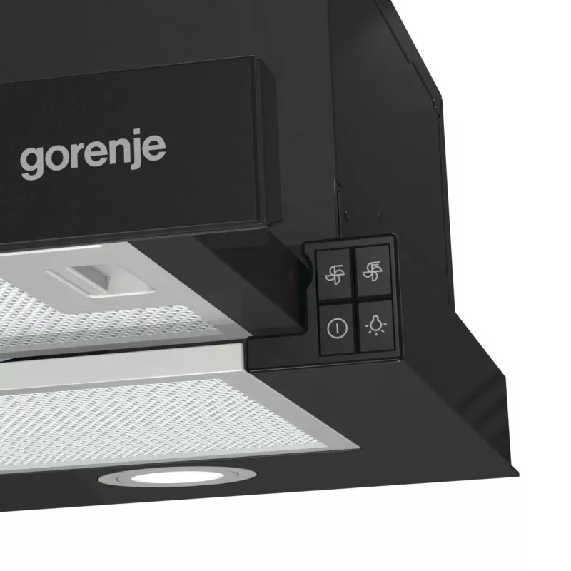Gorenje TH62E4BG Semi-integreert (vysúvací) čierna 450 m³/h