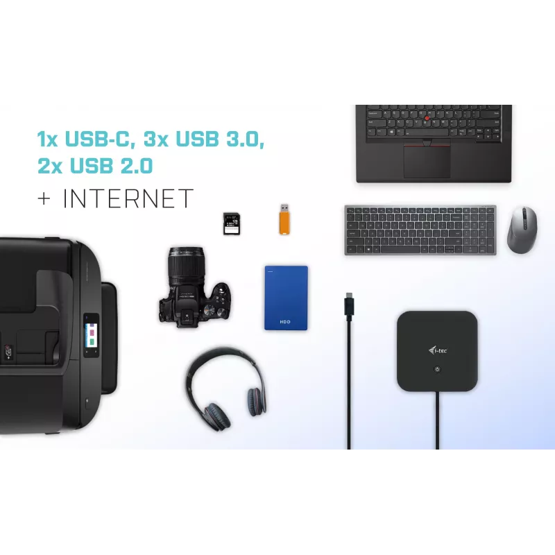 i-tec USB-C HDMI DP dokovacia stanica s Power Delivery 100 W