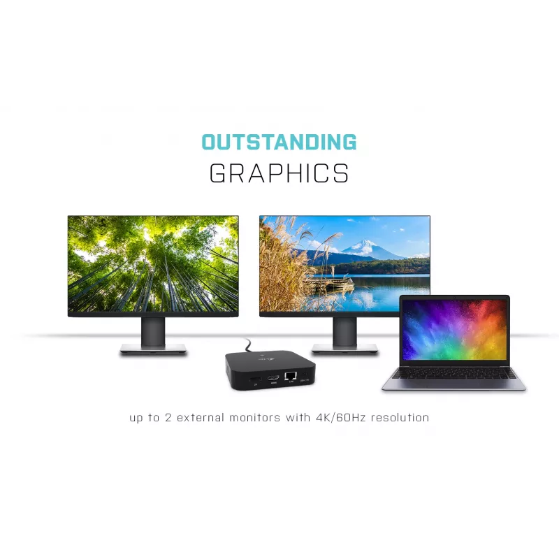 i-tec USB-C HDMI DP dokovacia stanica s Power Delivery 100 W + univerzálna nabíjačka 100 W