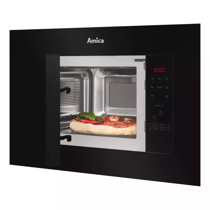 Vstavaná mikrovlnná rúra Amica AMGB20E2GB, 800 W, 20 L
