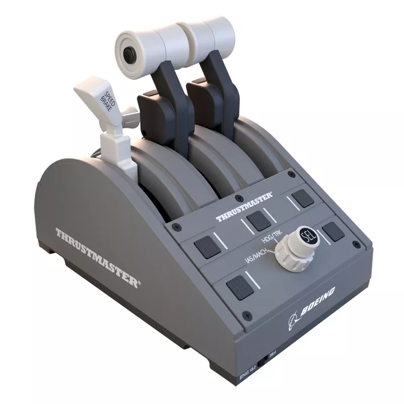 Thrustmaster TCA Quadrant Boeing Edition sivý USB joystick PC, Xbox, Xbox One X, Xbox Series S