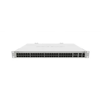 Spravovaný L2 Gigabit Ethernet switch MikroTik CRS354-48G-4S+2Q+RM — 48x Gigabit RJ-45, 4x SFP+, 2x QSFP+, 10G, montáž do racku
