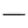 Spravovaný L3 switch MikroTik CRS354-48P-4S+2Q+RM — 48× Gigabit RJ-45, 4× SFP+, 2× QSFP+, 48 PoE portov