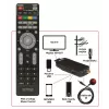 WIWA H.265 MINI DVB-T/DVB-T2 prijímač, H.265/HEVC, Full HD 1080p, HDMI, mini USB, PVR, čierny