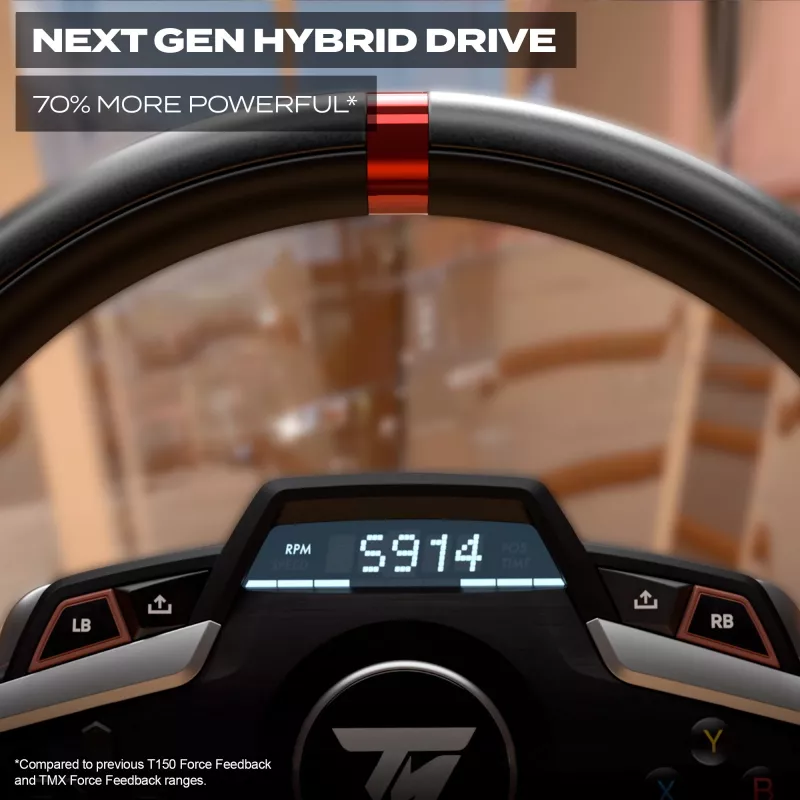 Thrustmaster T248X pretekársky volant s pedálmi, Xbox/PC, čierny