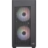 Aerocool HEXFORMBKV2 Micro ATX PC skriňa 3 ventilátory FRGB čierna