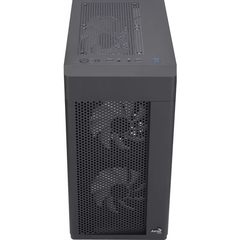 Aerocool HEXFORMBKV2 Micro ATX PC skriňa 3 ventilátory FRGB čierna