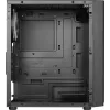Aerocool HEXFORMBKV2 Micro ATX PC skriňa 3 ventilátory FRGB čierna