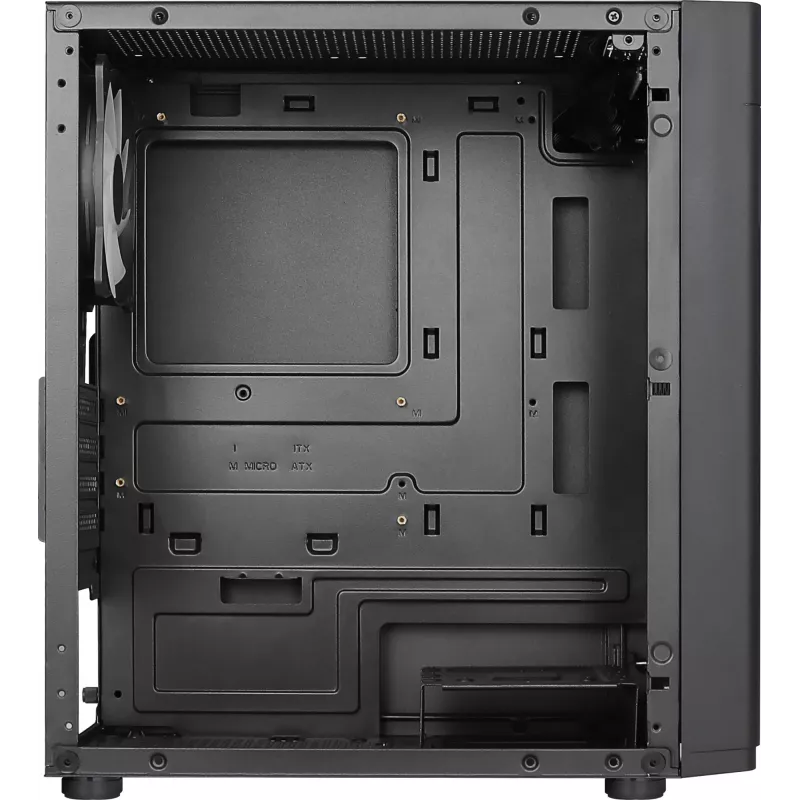 Aerocool HEXFORMBKV2 Micro ATX PC skriňa 3 ventilátory FRGB čierna