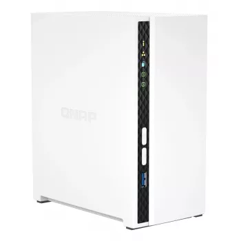 QNAP TS-233 NAS/Storage server Tower ARM Cortex-A55 2 GB 0 TB QNAP QTS biely