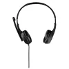 Hama Essential HS 300 headset káblový Head-band hovory/hudba sivý