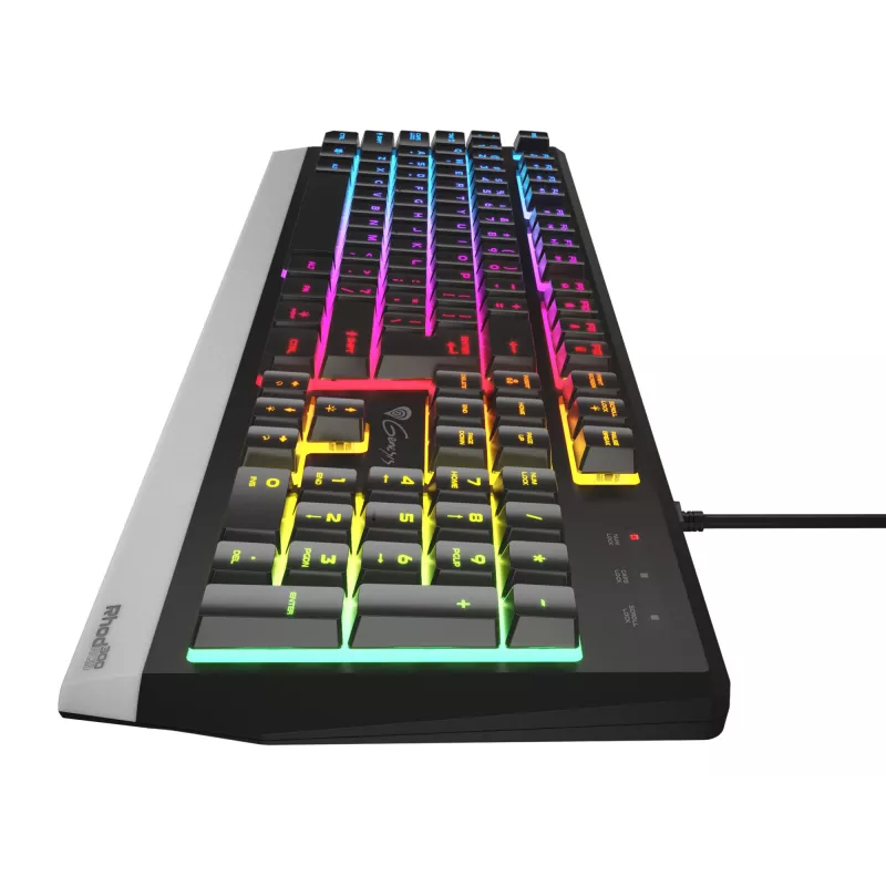 GENESIS Rhod 300 RGB klávesnica Gaming USB QWERTY angličtina čierna