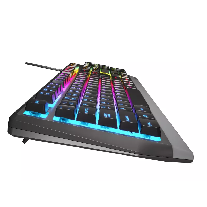 GENESIS Rhod 300 RGB klávesnica Gaming USB QWERTY angličtina čierna