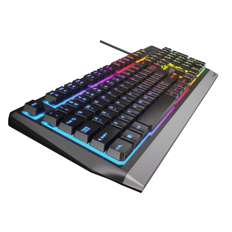 GENESIS Rhod 300 RGB klávesnica Gaming USB QWERTY angličtina čierna