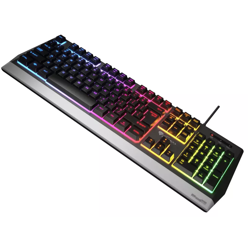 GENESIS Rhod 300 RGB klávesnica Gaming USB QWERTY angličtina čierna