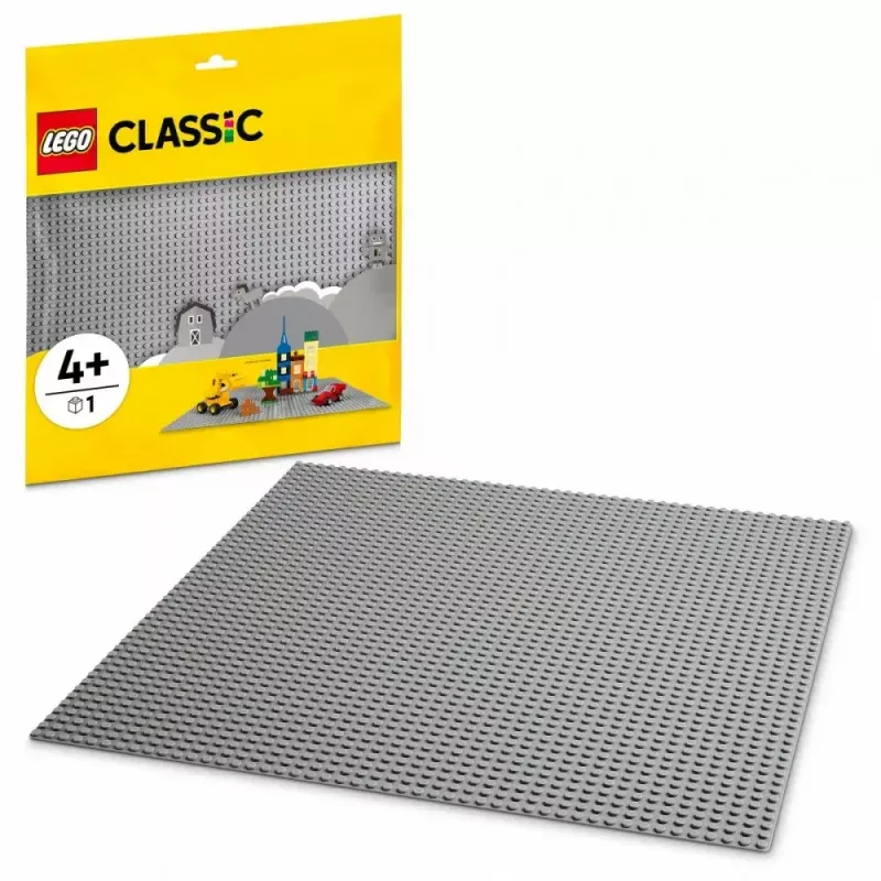 LEGO stavebná doska 11024 — Classic sivá základná doska 48x48 výstupkov (380 × 380 mm)